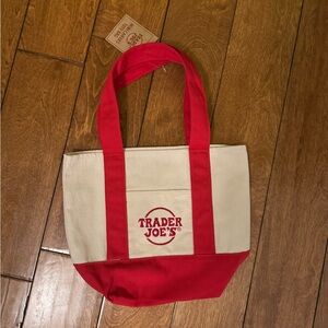 Trader Joe's Mini Canvas Tote Bag